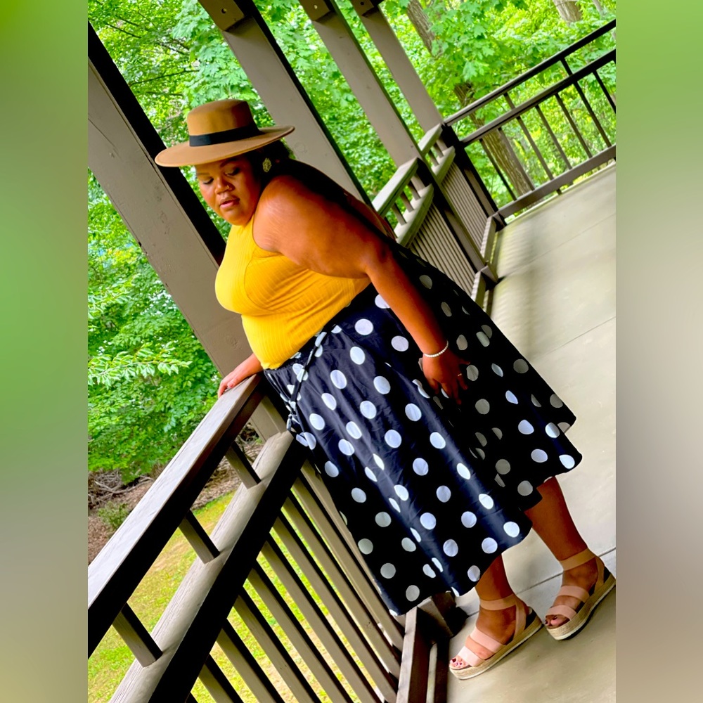 Polka dot skirt